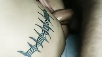 Gigantic cock tight twat