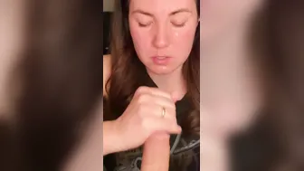 point of view - Married cougar forgot to take off wedding ring before cheating and giving sloppy head
