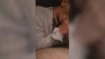 Sloppy Deep Throating Sister