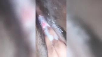 See me finger my creamy twat