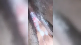See me finger my creamy twat