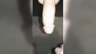Squirting Sex Toy Cums Fake Semen All Over My Dick Nuts  Booty