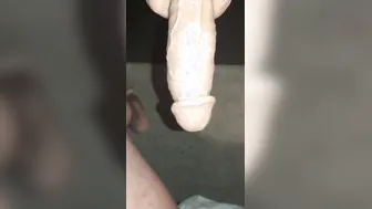 Squirting Sex Toy Cums Fake Semen All Over My Dick Nuts  Booty