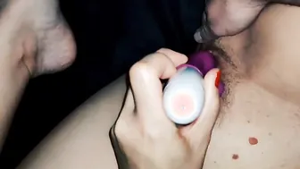 Slutty milf Dark Haired Blows Cock