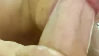 A long sloppy close-up head
