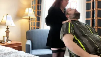 BBW Shyla Nervous Helping Stressed Out BHM Rex Behr simmer down and Relax