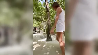 walking around the Maldives without lingerie