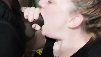 SUCKING OFF HIS HUGEST DICK