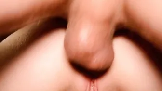 Beauty 18yo Gf getting her Oiled GIGANTIC beautiful Butt Creampied