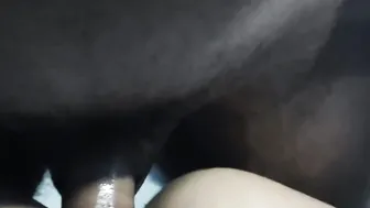 giving the babe butt to the huge cocks hubby
