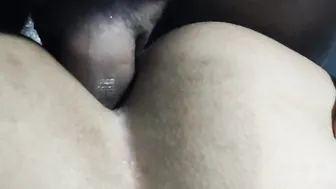 giving the babe butt to the huge cocks hubby