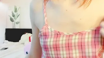 Pajama porn video – Brush tiny titis gape vagina open wide