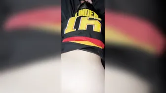 I Got My Dripping Snatch Banged Into A Hockey Jersey