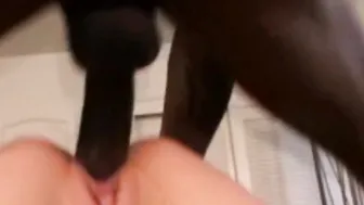 Blonde Wife Getting Funky With big black dick Sex Session Moment