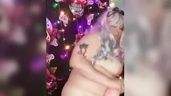 BBW Kepi Carter WAP toy fat twat screwed with leg shaking orgasms and buttplug tail play redivy420