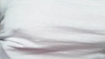 Big Tit cougar Wetting my T-shirt without Bra and got Orgasm by Pierced Nipples having fun