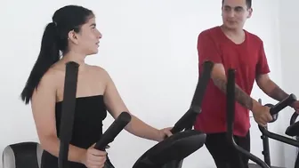 Sex inside the gym into the neighorhood