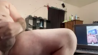 Fucking myself to porn