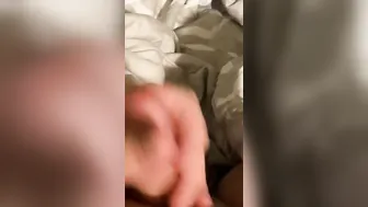 Jack off cum on hand