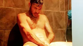 Yoga ball shower
