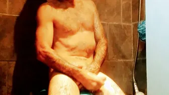 Yoga ball shower