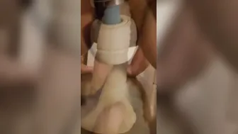 Hubby fucks ex-wife with huge vibrator