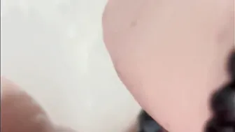 Shaving my huge Unshaved twat