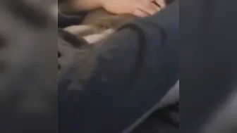 White chick offer blowjob to BBC