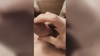 CUM ON THE FLOOR OF MY BEDROOM WITH GIGANTIC DICK