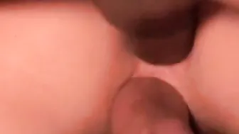 double penetration enjoying whore with gigantic melons getting a voluptuous rough