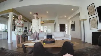 VR BANGERS New Babysitter Makes My Ex-Wifes Snatch Soak - FFM three-way With Lily Larimar And Katie Morgan