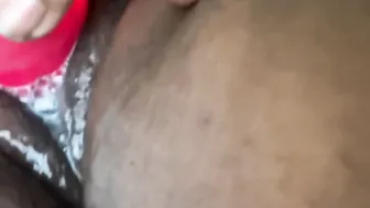 Black BBW edges messy fat vagina