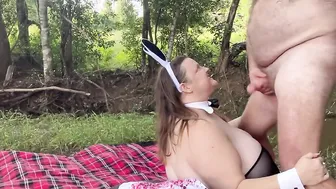 Fukbunnies Easter outdoors boned suck and fucking her Virginia tight