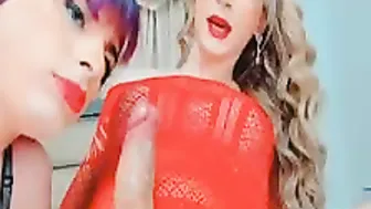Gorgeous Shemale Sucked Off By Her Friend