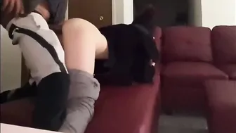 Captain Stabbin Very Gigantic Long Cock Creampies White Twat Before Running Errands (Backshots Pov) - Ali Uchiha senju