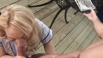 Nothing satisfies this blonde cunt with mouth as having fun with a rough