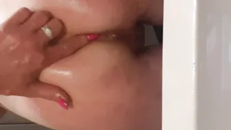 Compilation five Videos Anal Masturbate and Anal Finger Fucked when I Peeing