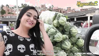 CarneDelMercado - Julia Cruz Dirty Colombian Dark Hair Hardcore Snatch Pounded