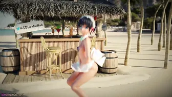 Peachy Beach Pt two 3D Anime Bikini Maid Gets Nailed inside the