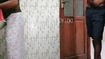 House owner sex inside WC with coworker