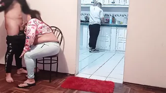 fucking my niece while her father is inside the kitchen washing the dishes without realizing it