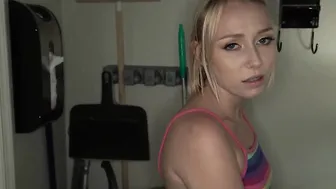 beauty Blonde Teenagers Amateur Step-Sister Athena Fucks Huge Cock Step-Brother