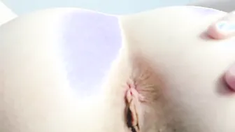 open wide holes unshaved vagina clouse up
