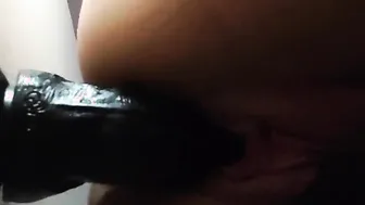 Doggy with sex toy amateur ex-wife