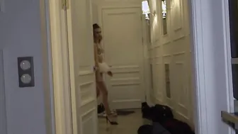 two Teens Ballerinas Snatch To Mouth Workout