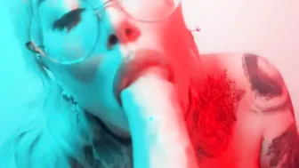 titjob and deep head from big tit Bombshell sex machine -
