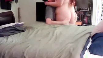 Gigantic Ass Ginger Blows Fucks Getting Cum all over Jugs