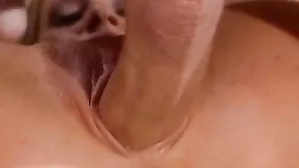 goddess blonde nailed by a huge dick