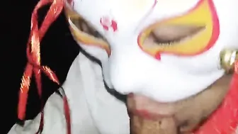 Said porn video – He said wearing a fox mask makes him fall inside