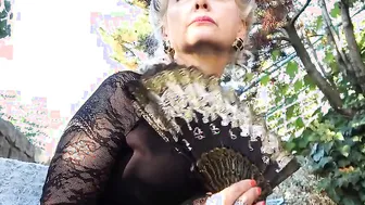 MATURE4K. Posh older woman with grey hair craves servants penis